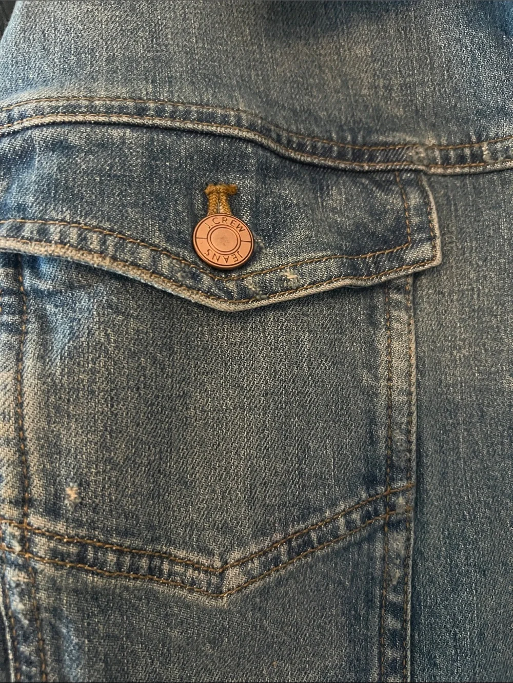 J. Crew Mid-Wash Blue Denim Jacket